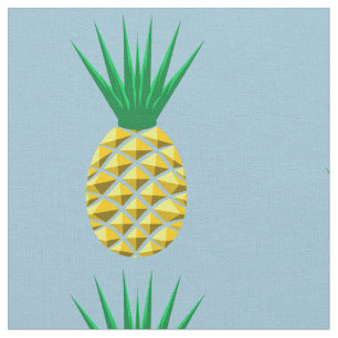Färgat Trendig Ananas Mönster Tyg