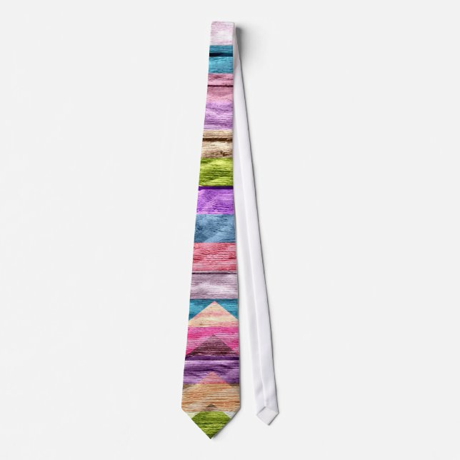 Färgat Trendig Chevron Slips (Framsida)