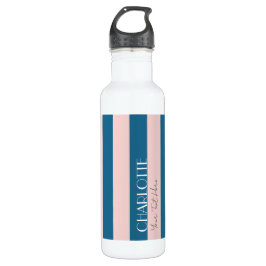 Färgat Trendig Modern Navy Nautical Blue Rand