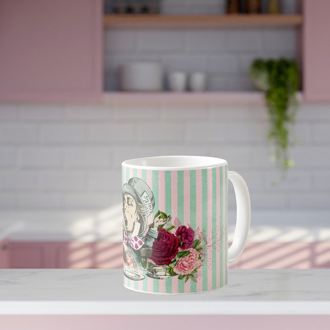 Färgat Vintage Mad Hatter Kaffemugg (Skapare uppladdad)