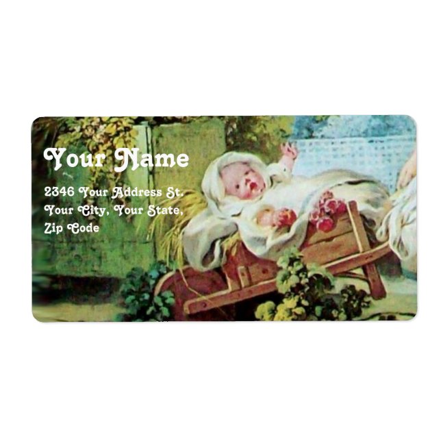 FÄRGBABYSHÖR FRAKTSEDEL (Framsidan)