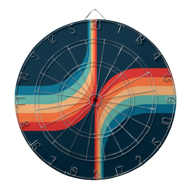 Färgbågar i stil darttavla (Framsidan)