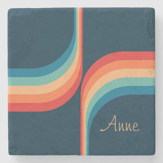 Färgbågar i stil stenunderlägg (Framsidan)