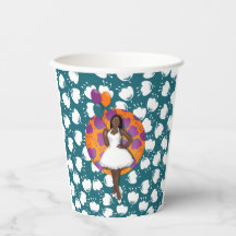 Färgballonger av svart kvinna, färglösa, blommor a