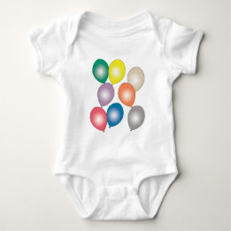 Färgballonger Baby Shirts Tee