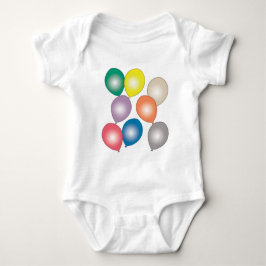 Färgballonger Baby Shirts Tee