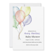 Färgballongs babyskugga