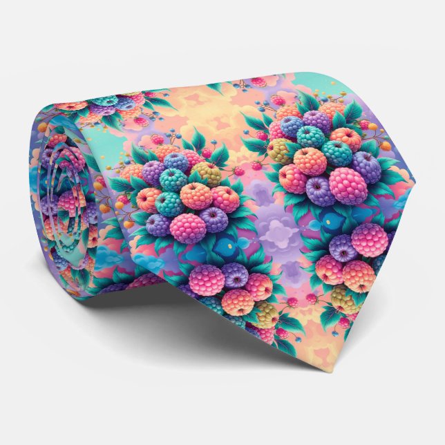 Färgbär för Fars dag Slips (Rullad)