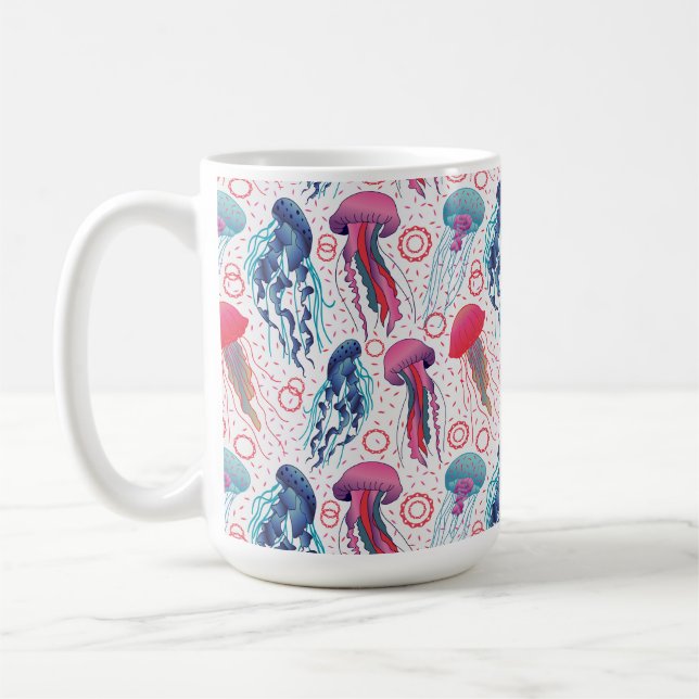 Färgbara geléfiskar kaffemugg (Vänster)
