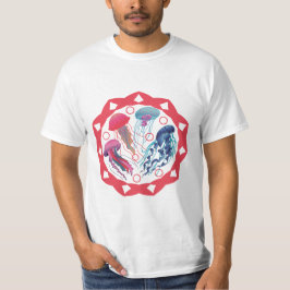 Färgbara geléfiskar t shirt