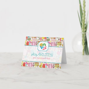 Färgbara Hand plockade Retro Flowers Mönster 4 Kort