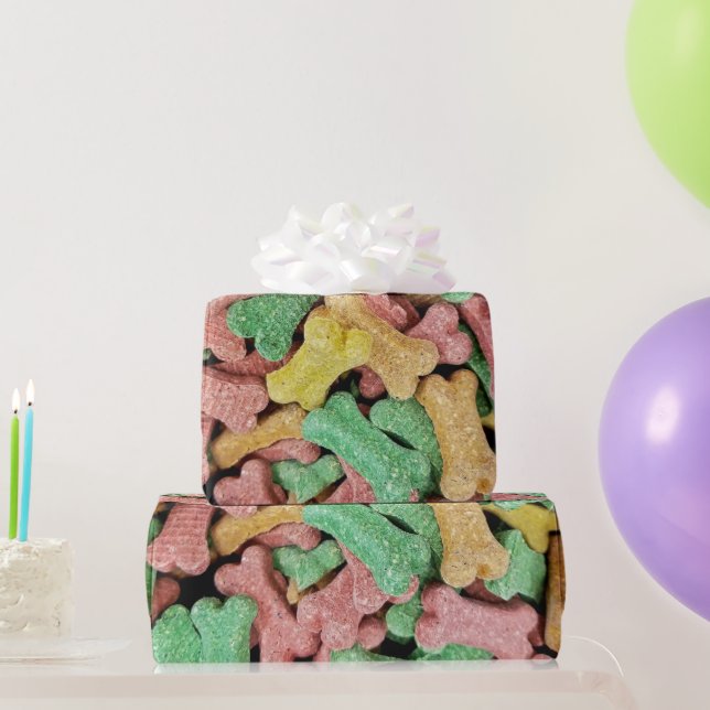 Färgbara Hund Bones Presentpapper (Festgåvor)