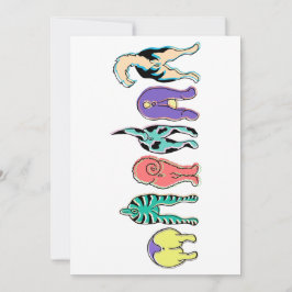 Färgbara Hund Julkort