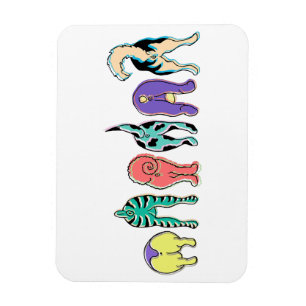 Färgbara Hund Magnet