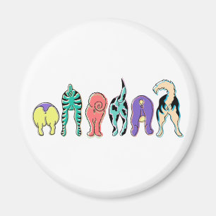 Färgbara Hund Magnet