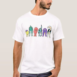 Färgbara Hund T Shirt
