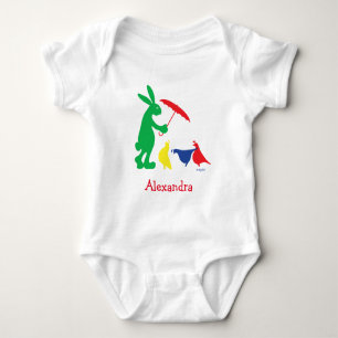 Färgbara kaniner och kvagnskorpor t shirt
