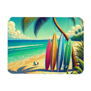 Färgbara surfbrädor på bålen magnet