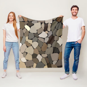 Färgbara väggstenar Mönster Fleecefilt