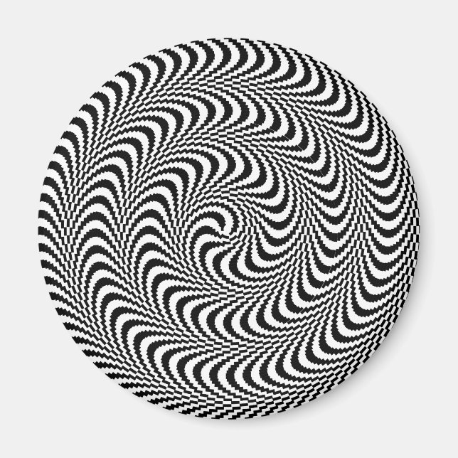 Färgbart optiskt block Spiral Magnet (Framsidan)