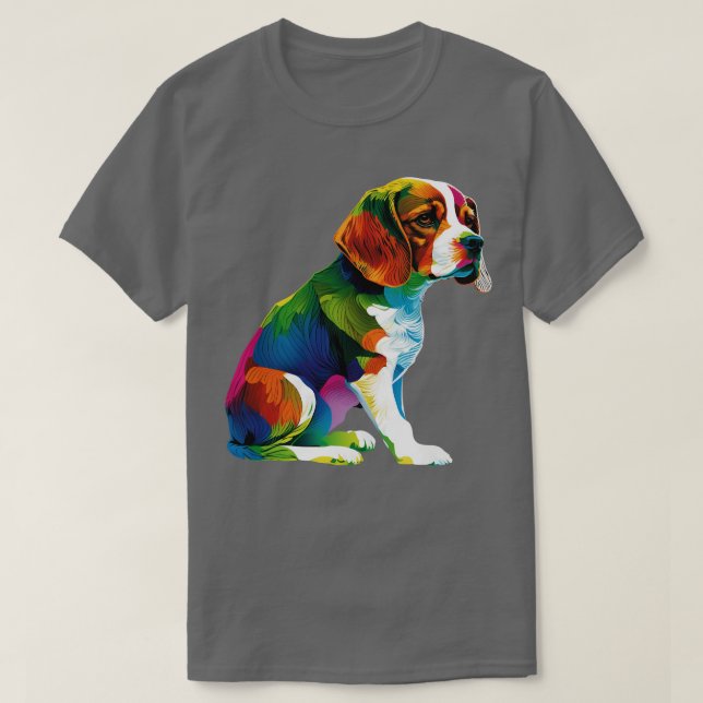 Färgbeagelbild 1 t shirt (Design framsida)