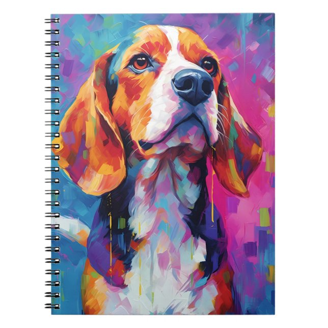 Färgbeagle Anteckningsbok (Framsidan)