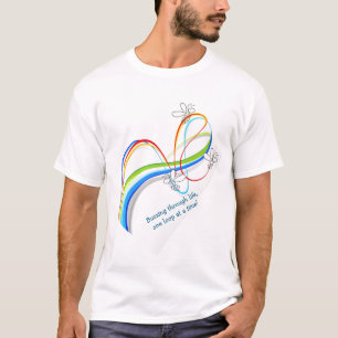 Färgbee Bee Flight Väg T-Shirt - Roligt Buzzing Be