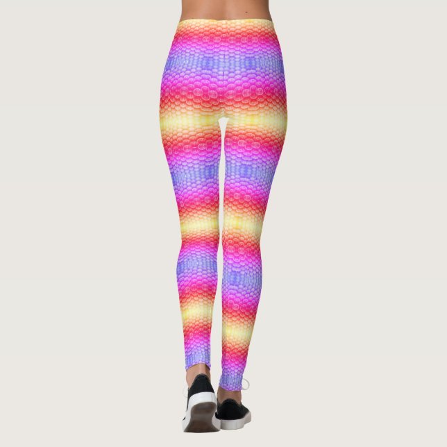Färgbeehive Leggings (Baksida)