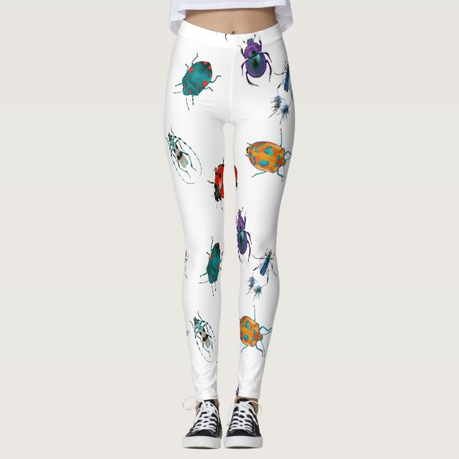 Färgbeetrar Leggings (Framsida)