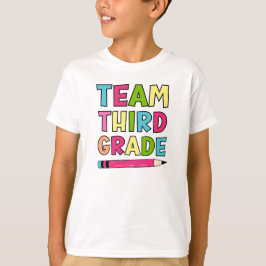 Färgbeklädnad i tredje Klass Back to school T Shirt