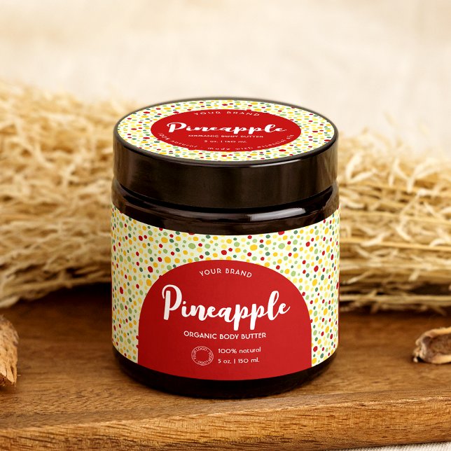 Färgbelagd Abstrakt Kosmetika Burk-omslutning på e Vattenflaskor Etikett (Skapare uppladdad)