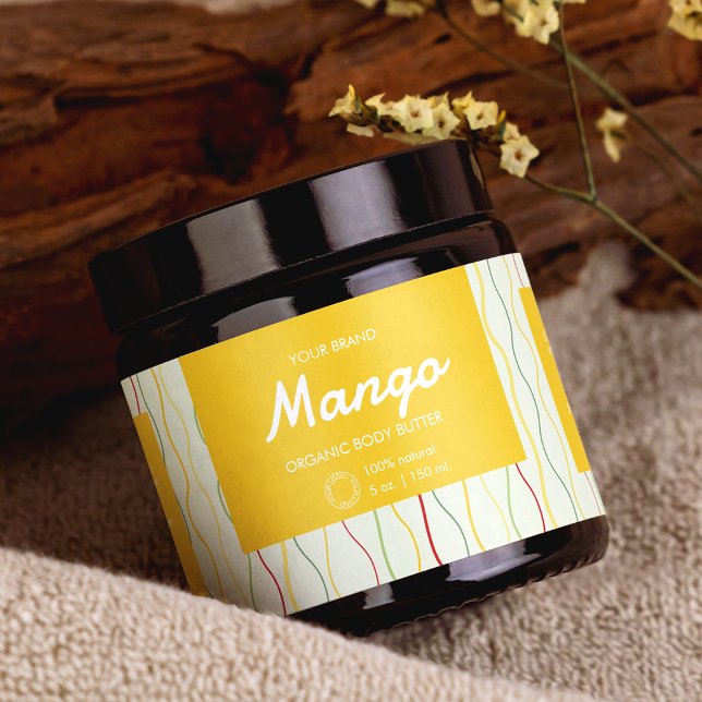 Färgbelagd Abstrakt Kosmetika Burk-omslutning på e Vattenflaskor Etikett (Skapare uppladdad)