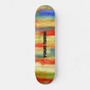 Färgbelagd Abstrakt Skateboard Bräda 21,5 Cm