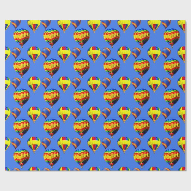 Färgbelagd ballongfestival 2 presentpapper (Platt)