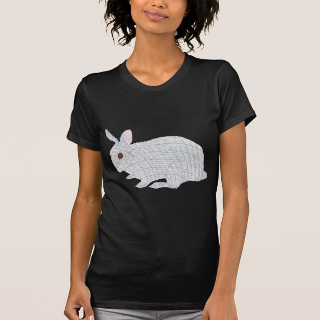 Färgbelagd Bunny Rabbit Tshirts (Framsida)