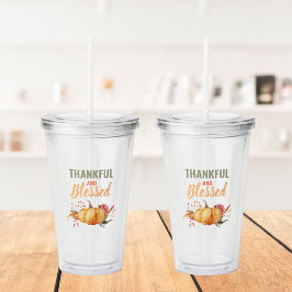 Färgbelagd, genomskinlig och välfylld med pumpgift take away mugg