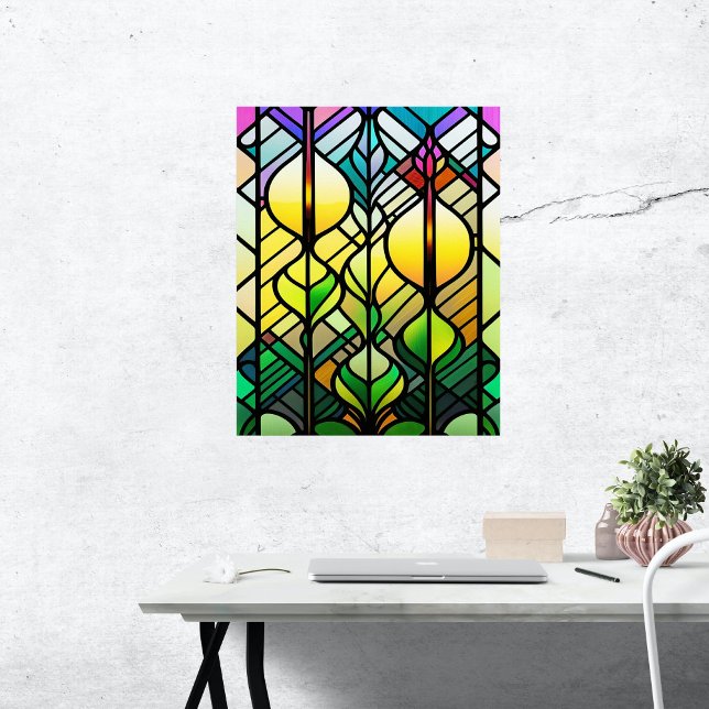 Färgbelagd glasbild poster (Skapare uppladdad)