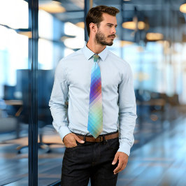 Färgbelagd glasmosaik slips