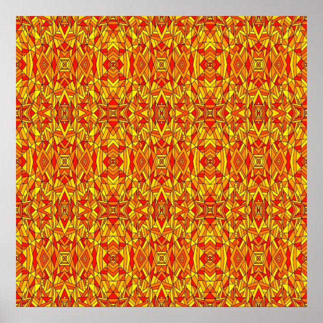 Färgbelagd kaos 9 poster (Framsidan)