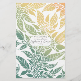 Färgbelagd läderformad tvålning Pappra Lakan