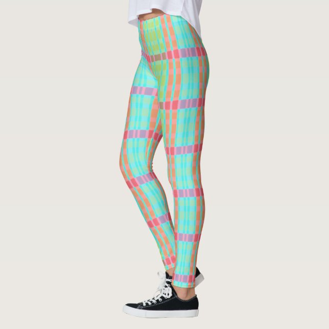 Färgbelagd, ljusbelagd leggings (Vänster)