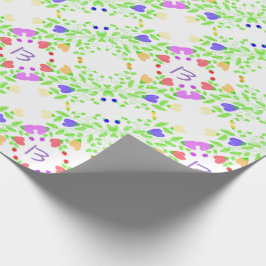 Färgbelagd mönsterdesign presentpapper