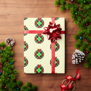 Färgbelagd prydnadsjul presentpapper