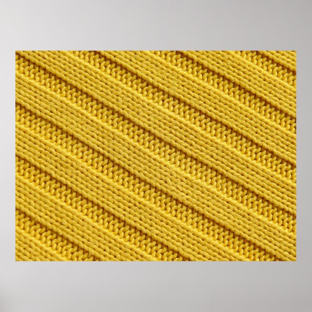 Färgbelagd textilvara struktur. Gult. Poster (Framsidan)