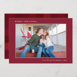 Färgbelagd utskrift av God jul Julkort