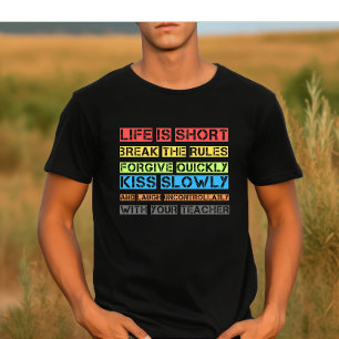 Färgbelagd visdom: Embrace Life's Vibrant Lessons T Shirt