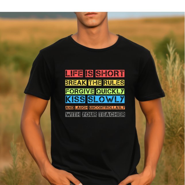Färgbelagd visdom: Embrace Life's Vibrant Lessons T Shirt (Skapare uppladdad)