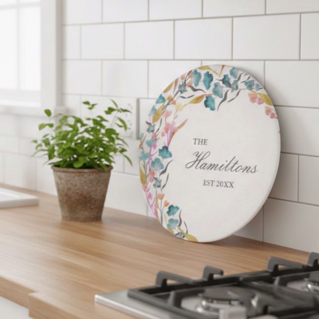 Färgbelagd Watercolor Wildblomma Etablerad (Skapare uppladdad)