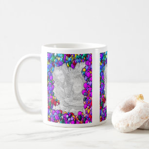 Färgbeläggning av färgbeslag Foto Ram Design Kaffemugg