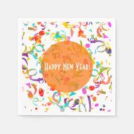 Färgbeläggning av konfetti konfetti pappersservett